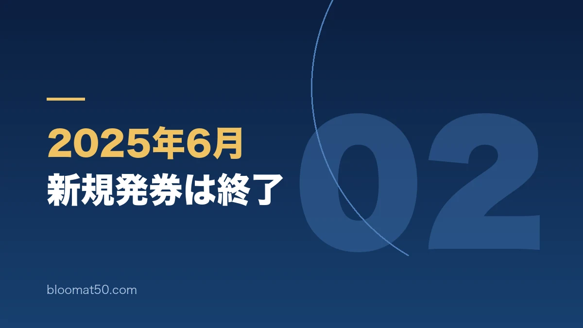 ANA世界一周特典航空券が2025年6月に新規発券を終了したことを示す図
